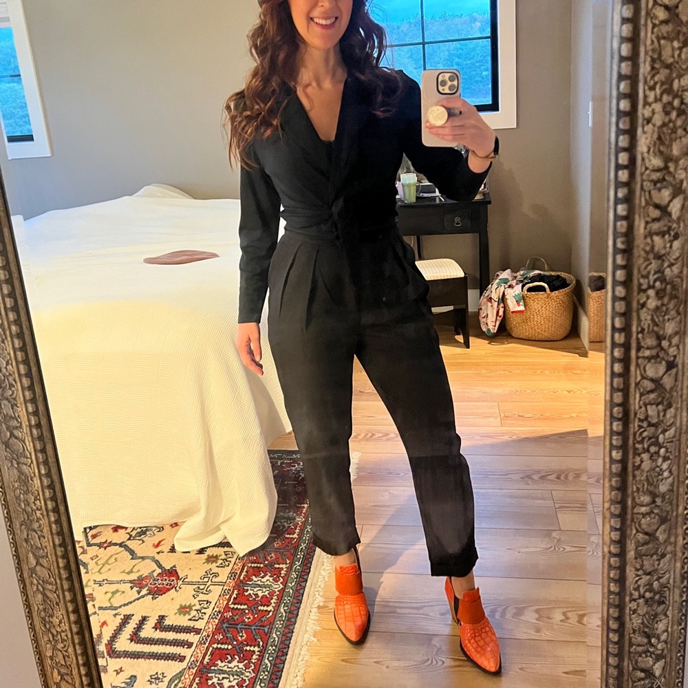 RARE John Fluevog Room 502 Orange Crocodile Boot